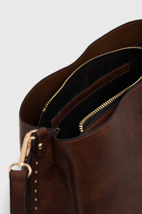 Torebka damska ze skóry ekologicznej kolor brązowy RS23.TOD608 brązowy