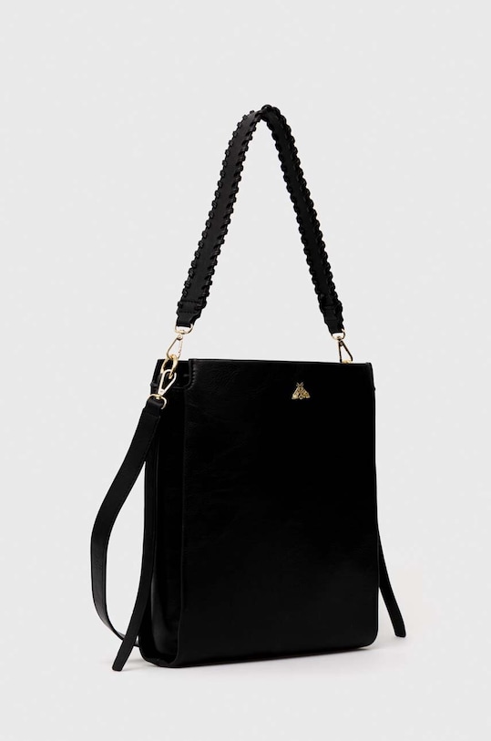 Akcesoria Torebka damska ze skóry ekologicznej kolor czarny RS23.TOD613 czarny