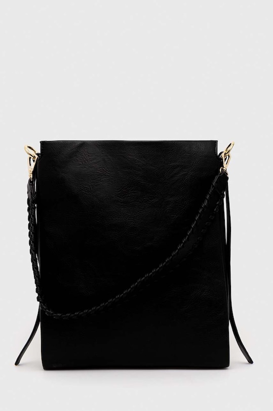 Torebka damska ze skóry ekologicznej kolor czarny RS23.TOD613 czarny