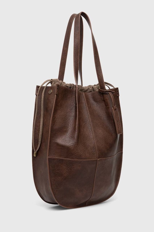 Torebka damska ze skóry ekologicznej kolor brązowy RS23.TOD614 brązowy RS23