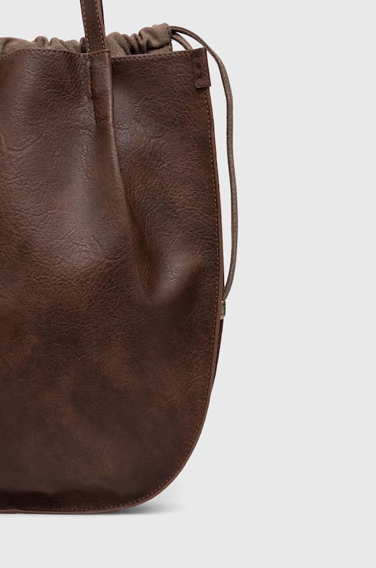 Akcesoria Torebka damska ze skóry ekologicznej kolor brązowy RS23.TOD614 brązowy