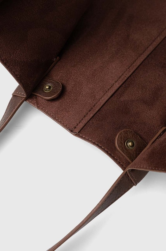 Torebka damska ze skóry ekologicznej kolor brązowy RS23.TOD614