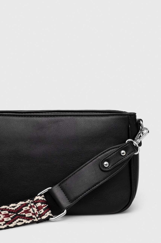 Akcesoria Torebka damska ze skóry ekologicznej kolor czarny RS23.TOD913 czarny