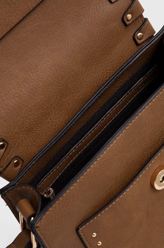 Torebka damska ze skóry ekologicznej kolor brązowy RS23.TOD915