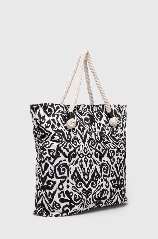 Torebka bawełniana damska wzorzysta kolor beżowy RS23.TODB08 beżowy RS23