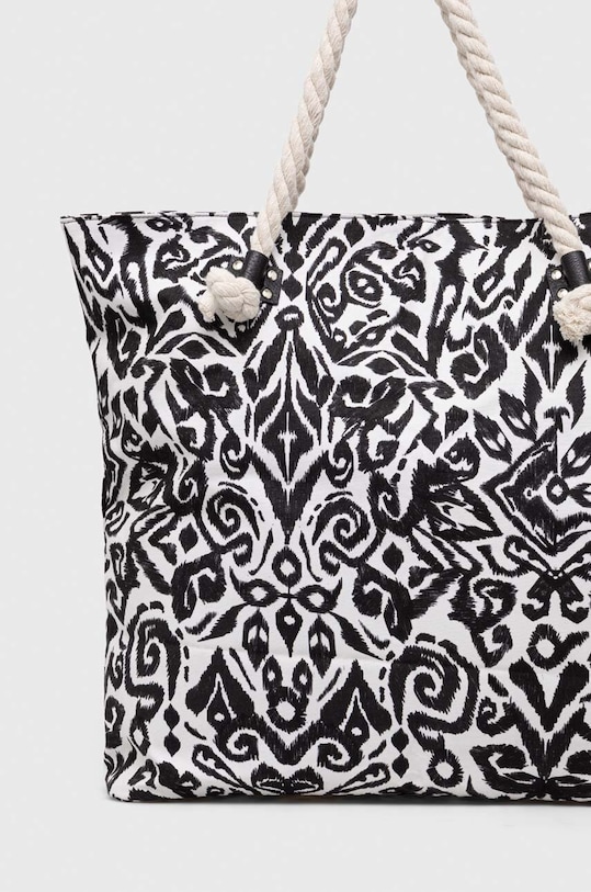 Akcesoria Torebka bawełniana damska wzorzysta kolor beżowy RS23.TODB08 beżowy