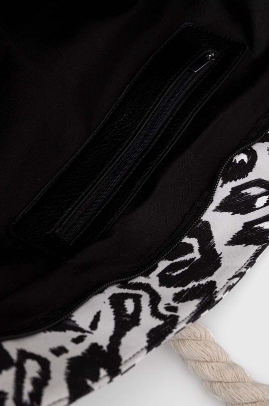 Torebka bawełniana damska wzorzysta kolor beżowy RS23.TODB08 beżowy