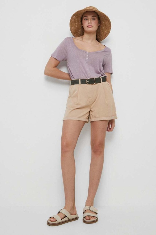 Tričko růžová barva RS23.TSD090 růžová RS23