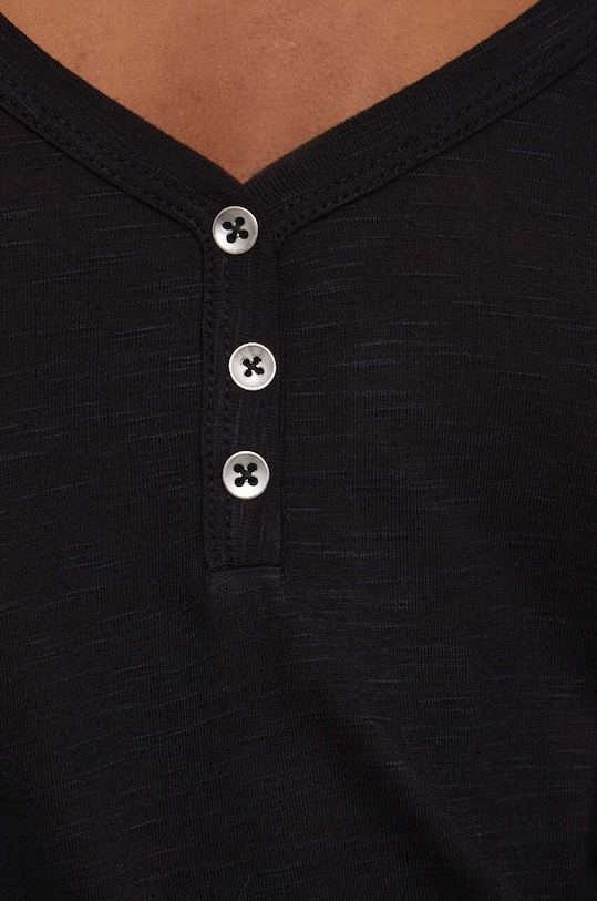 T-shirt damski gładki kolor czarny RS23.TSD090 czarny