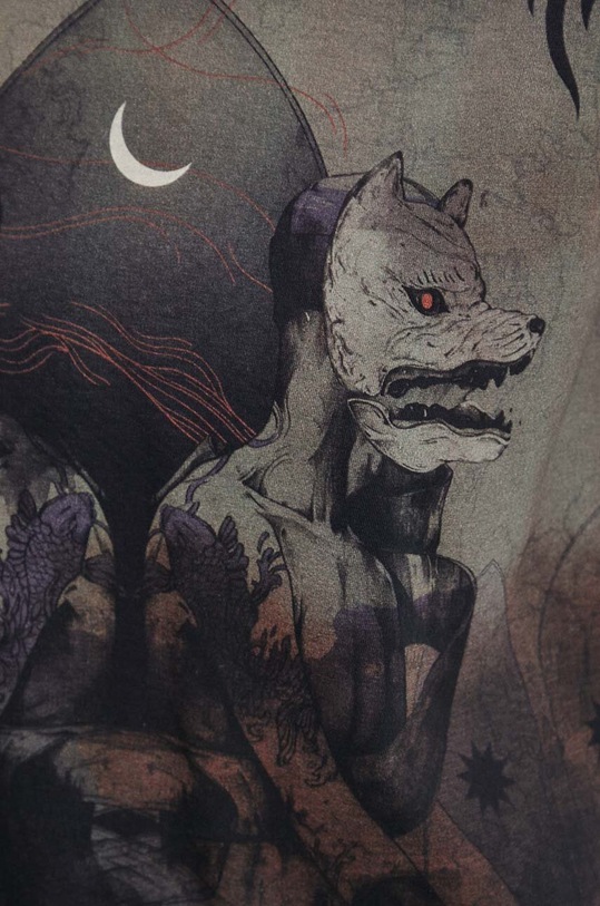 Bavlnené tričko dámske Medicine Artists šedá farba RS23.TSD450 sivá