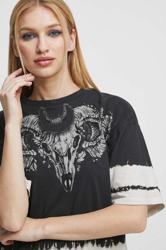 Medicine t-shirt bawełniany czarny RS23.TSDA54
