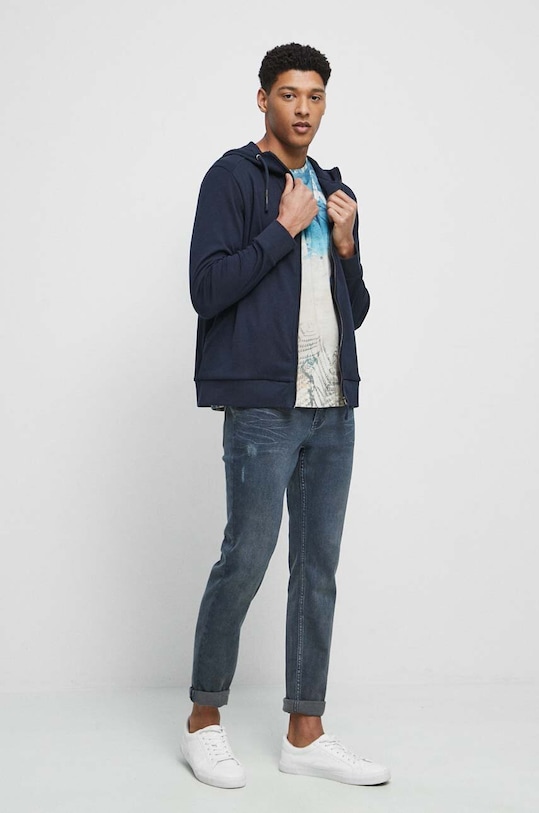 T-shirt bawełniany męski wzorzysty kolor multicolor bawełna multicolor RS23.TSM500