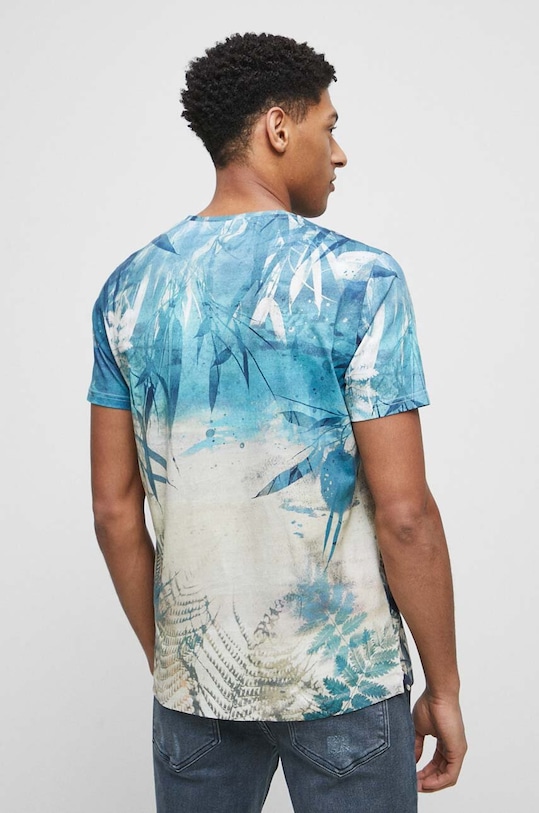 T-shirt bawełniany męski wzorzysty kolor multicolor RS23.TSM500 multicolor