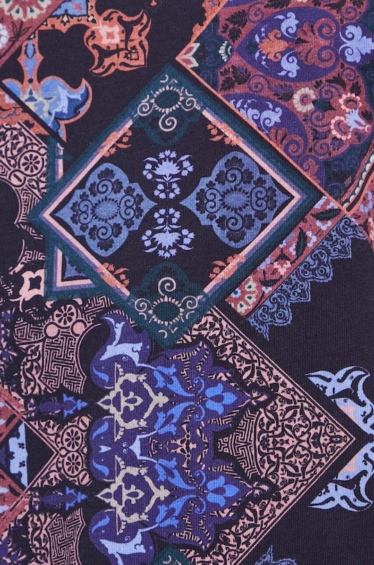 T-shirt bawełniany męski wzorzysty kolor czarny RS23.TSM603