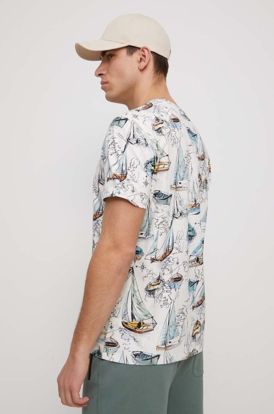 Odzież T-shirt bawełniany męski wzorzysty kolor multicolor RS23.TSM801 multicolor