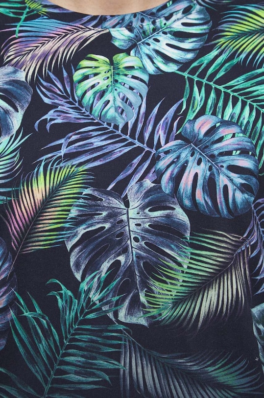 T-shirt bawełniany męski wzorzysty kolor multicolor RS23.TSM919 multicolor