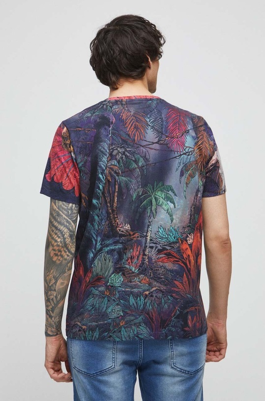 Odzież T-shirt bawełniany męski wzorzysty kolor multicolor RS23.TSM920 multicolor