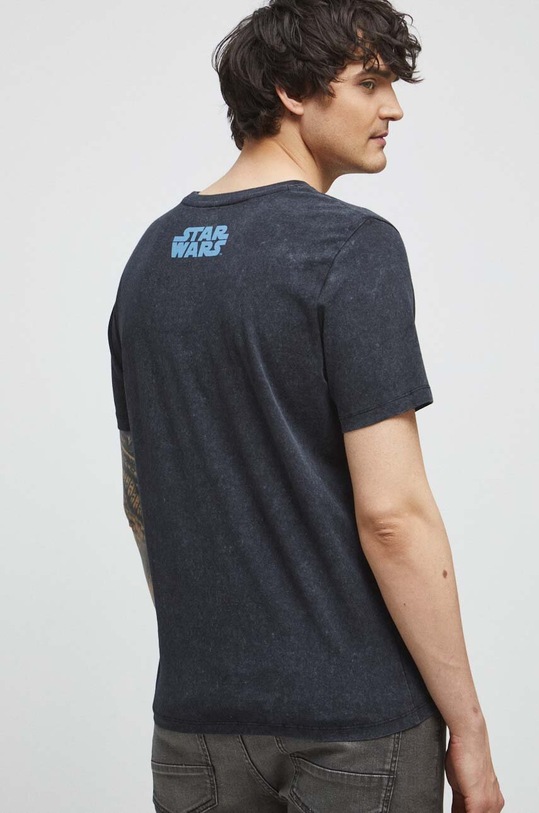 Odzież T-shirt bawełniany męski Star Wars kolor czarny RS23.TSM953 czarny