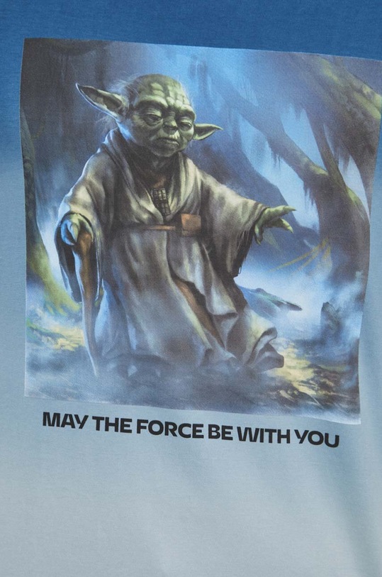 T-shirt bawełniany męski Star Wars kolor niebieski RS23.TSM957 niebieski