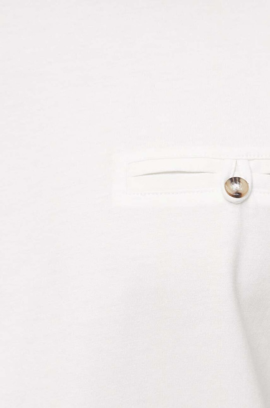 Bavlnené tričko pánske béžová farba RS23.TSMC01 béžová