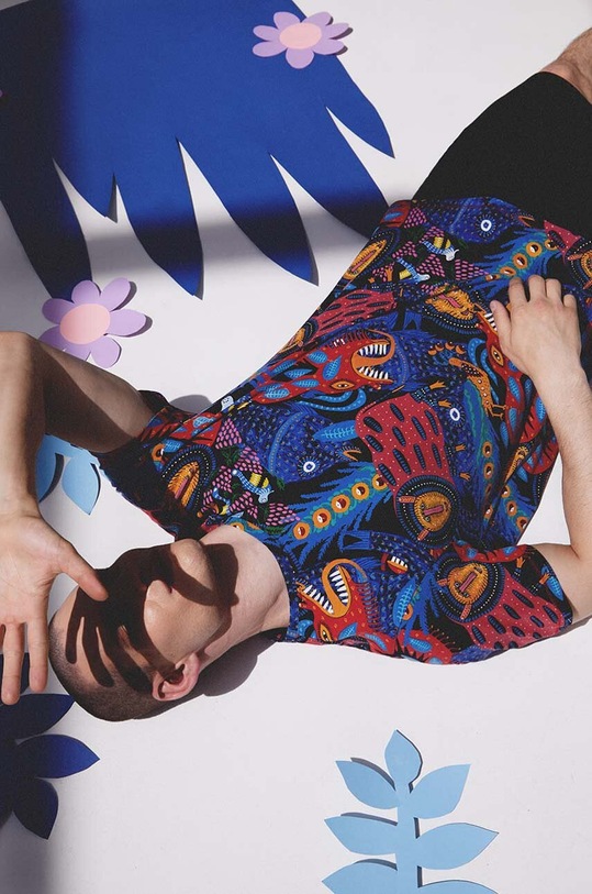 T-shirt bawełniany męski Maria Prymachenko x Medicine kolor multicolor bawełna multicolor RS23.TSMC52