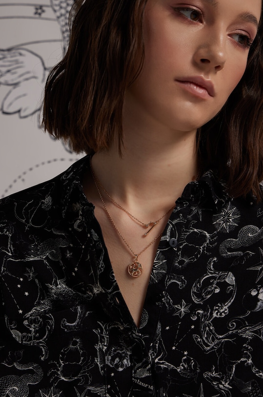 Naszyjnik damski z kolekcji Zodiak - Baran kolor złoty Art Series złoty RS24.AKD150