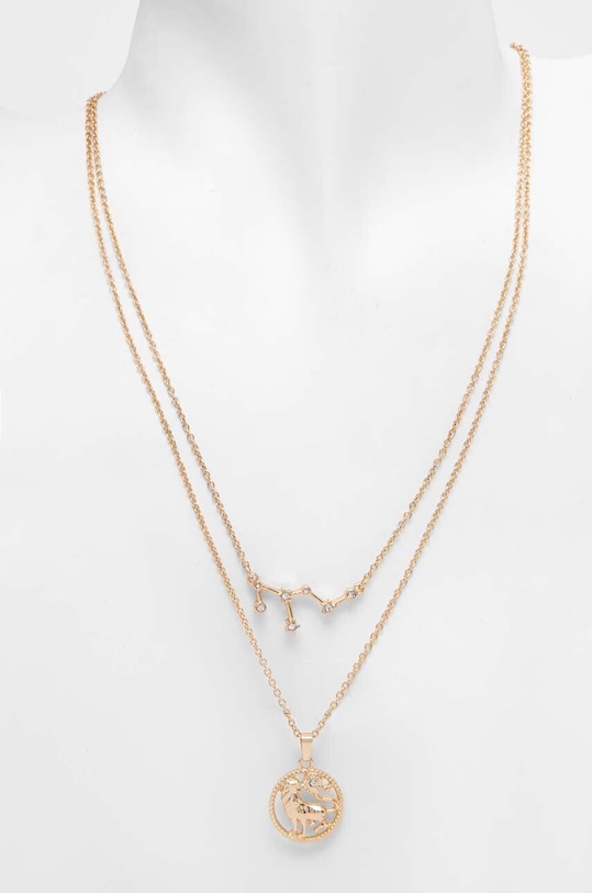 Akcesoria Naszyjnik damski z kolekcji Zodiak - Lew kolor złoty RS24.AKD154 złoty