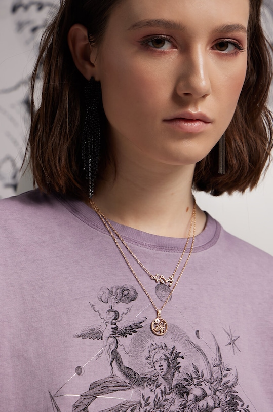 Naszyjnik damski z kolekcji Zodiak - Skorpion kolor złoty Art Series złoty RS24.AKD157