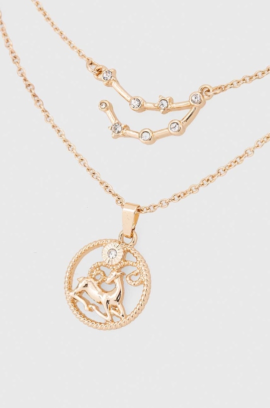 Doplnky Náhrdelník dámsky z kolekcie Zverokruh - Kozorožec zlatá farba RS24.AKD159 zlatá