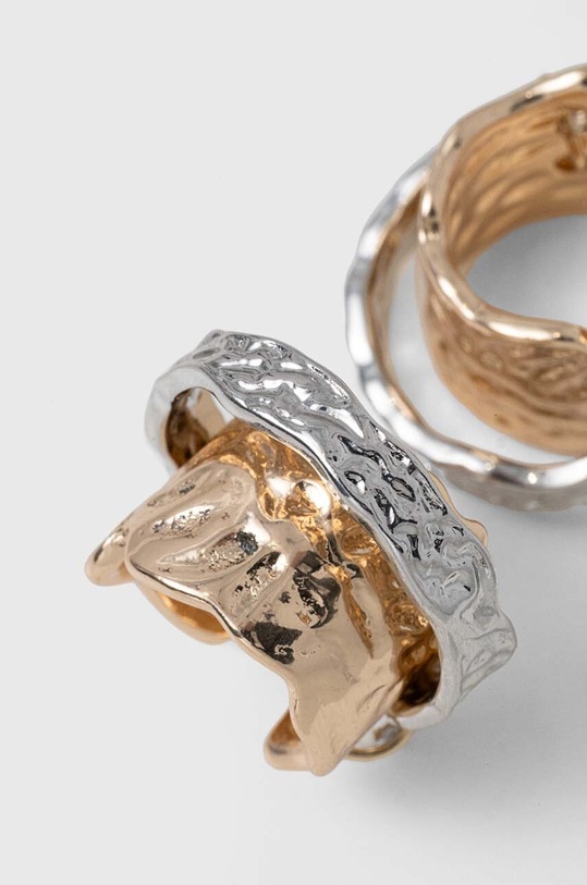 Kolczyki damskie o nieregularnym kształcie kolor złoty RS24.AKD503 złoty RS24