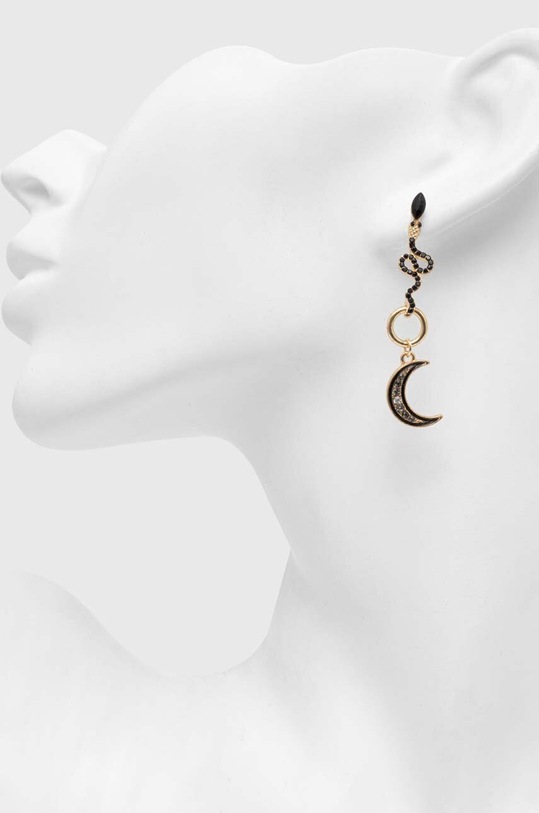 Akcesoria Kolczyki damskie z ozdobnymi zawieszkami kolor złoty RS24.AKD710 złoty