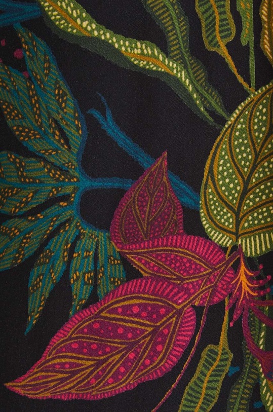 Bluzka damska wzorzysta kolor czarny RS24.BDD031 czarny