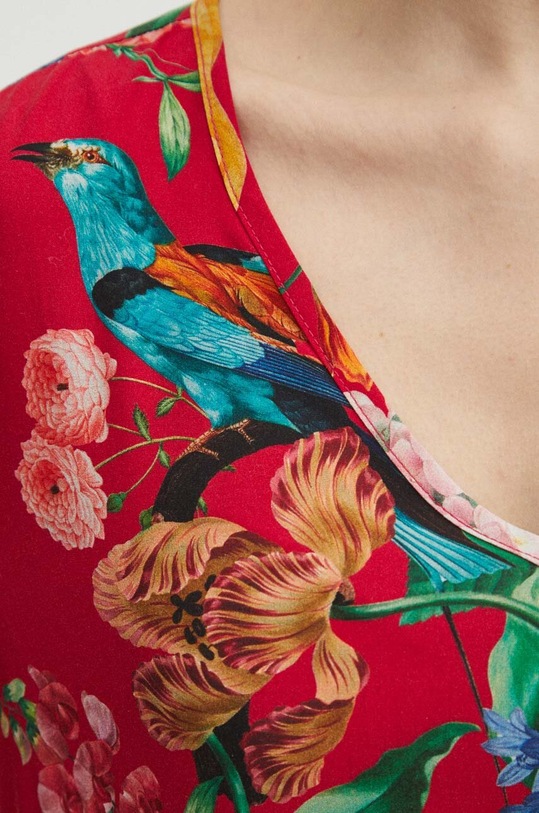 Blúzka dámska ružová farba RS24.BDD305 ružová