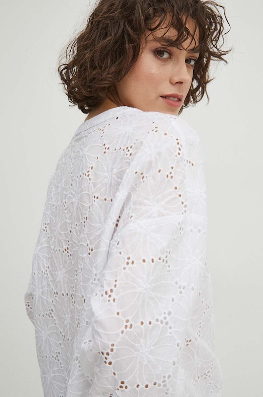 Medicine bluzka bawełniana biały RS24.BDD401