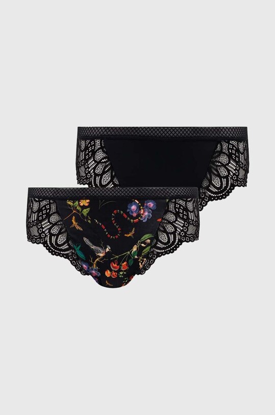 Figi damskie z koronką (2-pack) kolor multicolor RS24.BID202 multicolor RS24