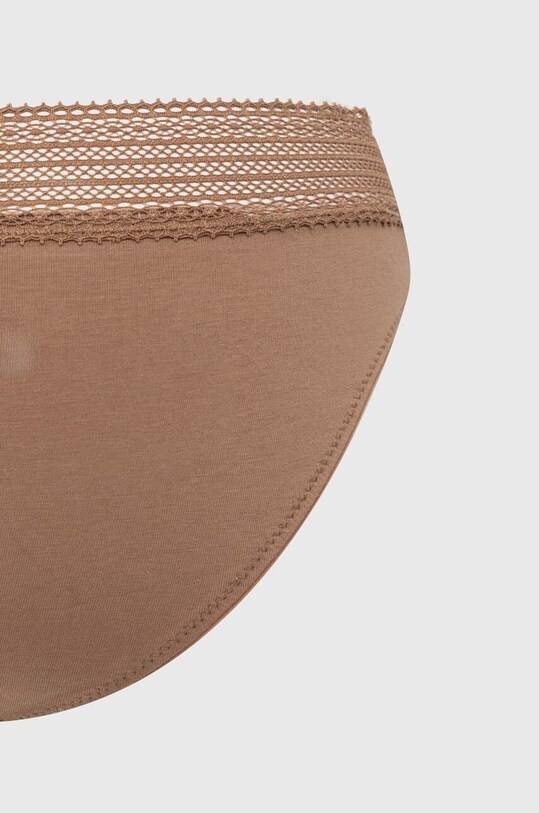 Figi bawełniane damskie briefs z domieszką elastanu (3-pack) kolor multicolor RS24.BID905