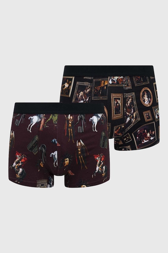 Boxerky pánske z kolekcie Eviva L'arte (2-pack) pletenina viacfarebná RS24.BIM251