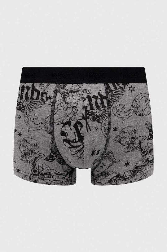 Bavlnené boxerky pánske s prímesou elastanu so vzorom (2-pack) viac farieb RS24.BIM301 viacfarebná RS24