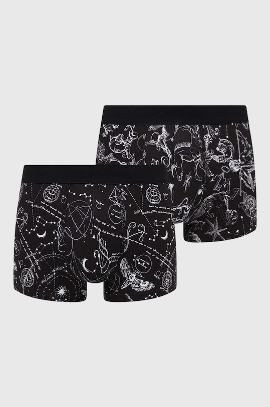 Bavlnené boxerky pánske s prímesou elastanu z kolekcie Zverokruh (2-pack) viac farieb pletenina viacfarebná RS24.BIM304