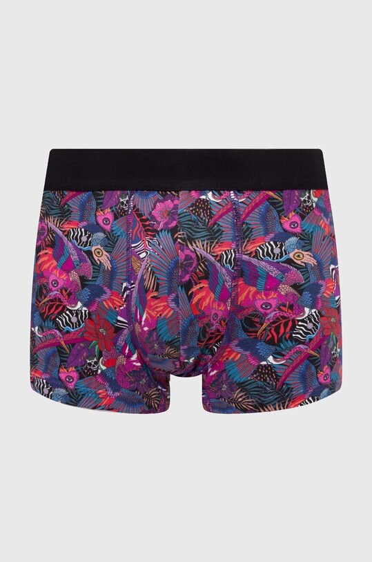 Bokserki bawełniane z domieszką elastanu wzorzyste (2-pack) kolor multicolor RS24.BIM906 multicolor RS24