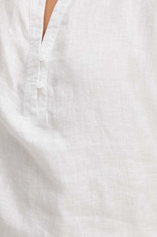 Medicine bluzka lniana RS24.BKD906 biały