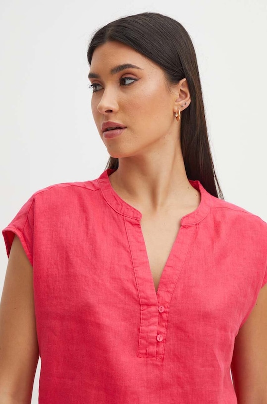 Medicine bluzka lniana regular pomarańczowy RS24.BKD906