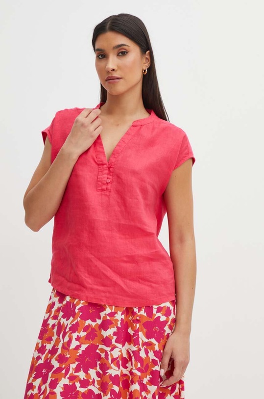 Odzież Medicine bluzka lniana RS24.BKD906 pomarańczowy