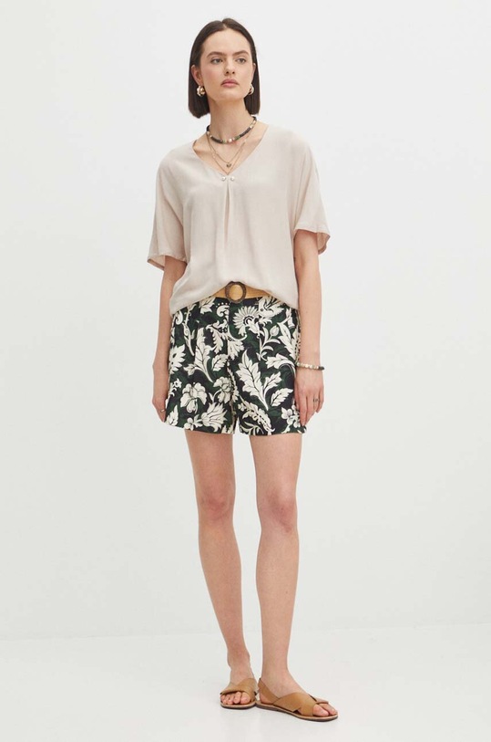 Halenka dámská béžová barva RS24.BKDA00 béžová RS24