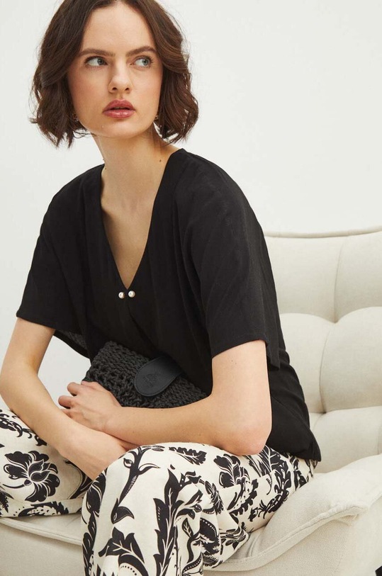 Medicine felső rövid fekete RS24.BKDA00