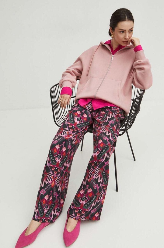 Mikina dámská růžová barva další růžová RS24.BLD030