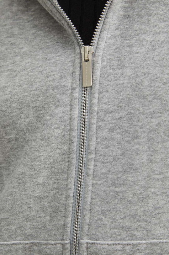Bluza damska z kapturem gładka kolor szary RS24.BLD030 szary