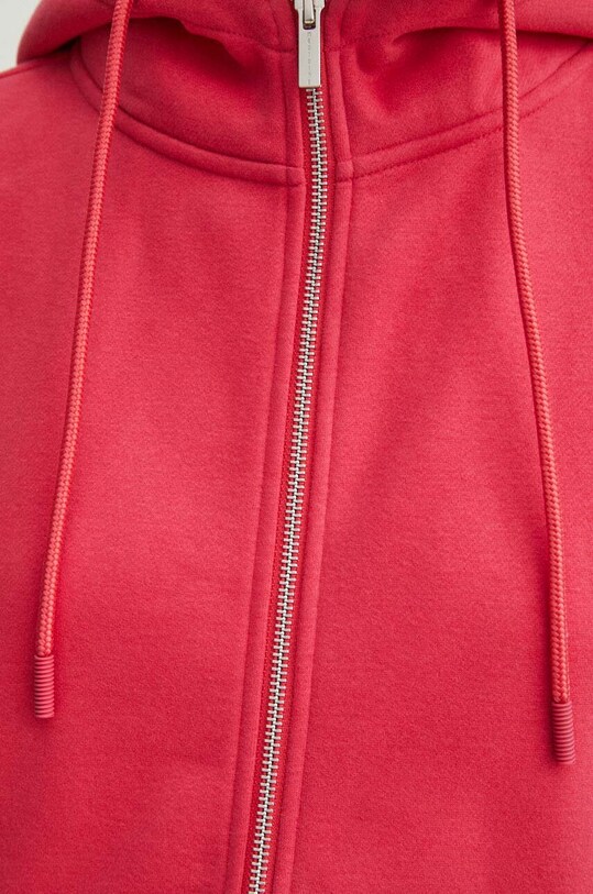 Bluza damska z kapturem gładka kolor różowy RS24.BLD030 różowy