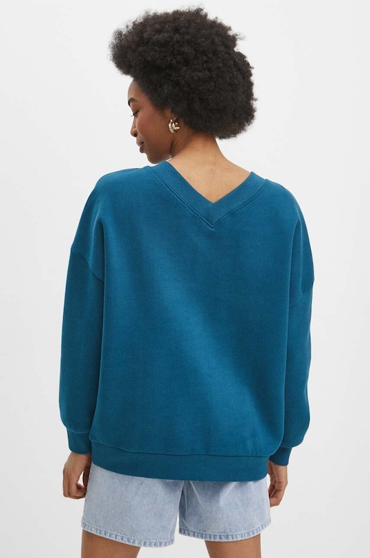 Odzież Bluza damska gładka kolor zielony RS24.BLD050 turkusowy