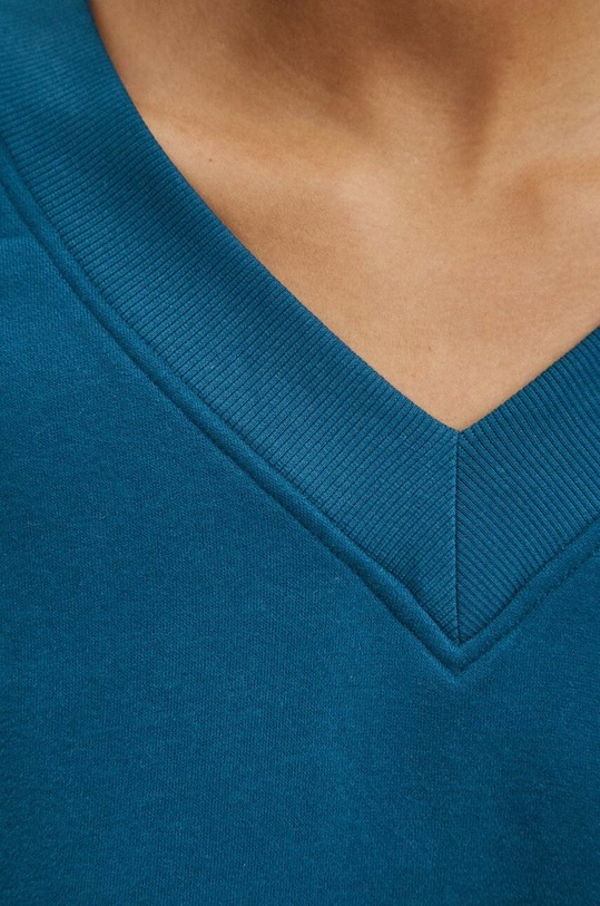 Bluza damska gładka kolor zielony RS24.BLD050 turkusowy